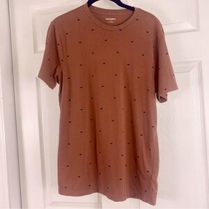 Old Navy Soft-Washed Men's Brown Bear Print T-Shirt